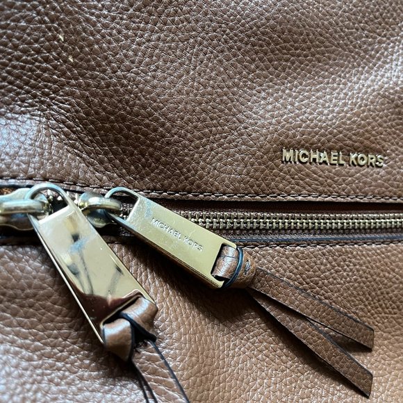 Michael Kors Rhea Pebbled Backpack - Picture 9 of 15